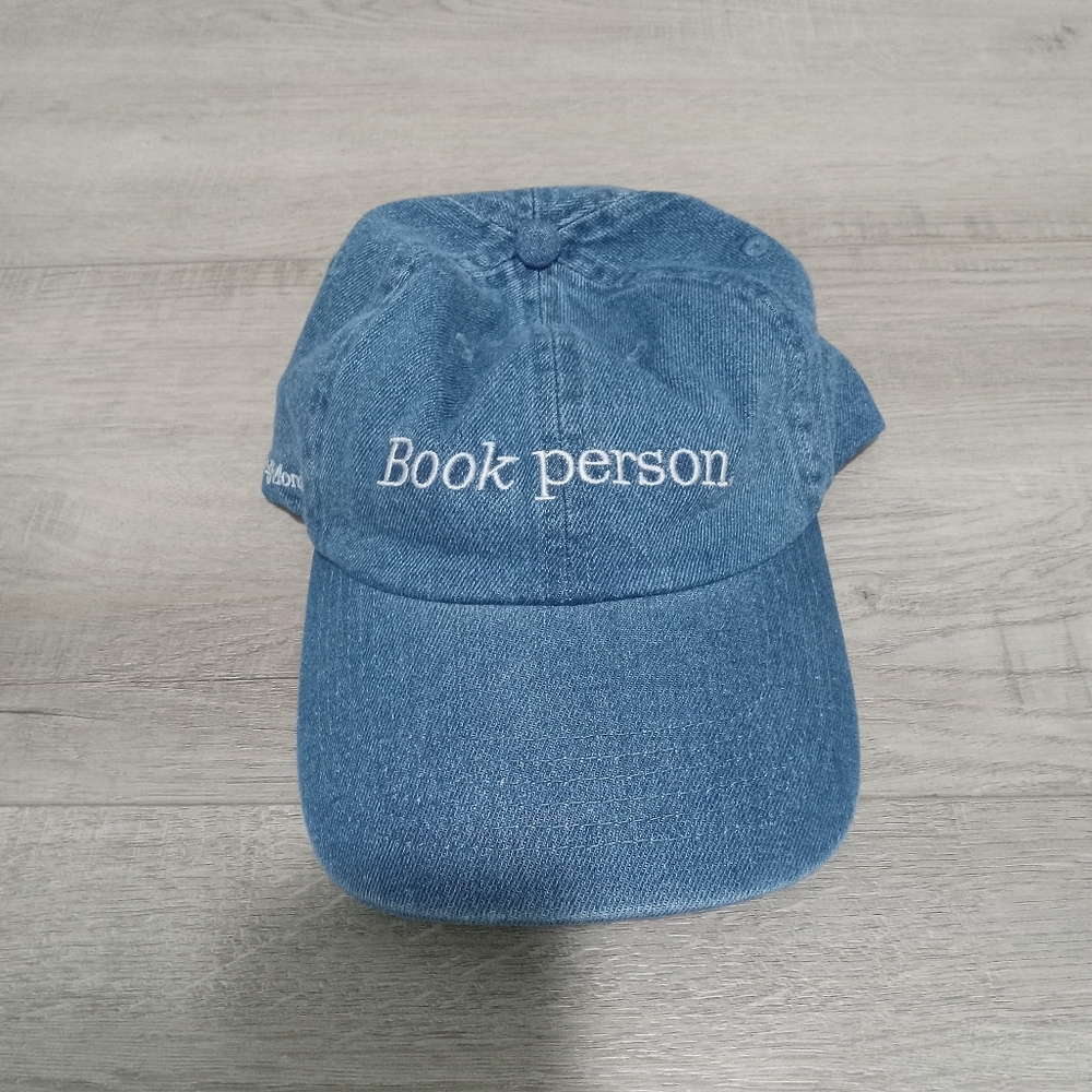 Blue 'Book Person' Cap